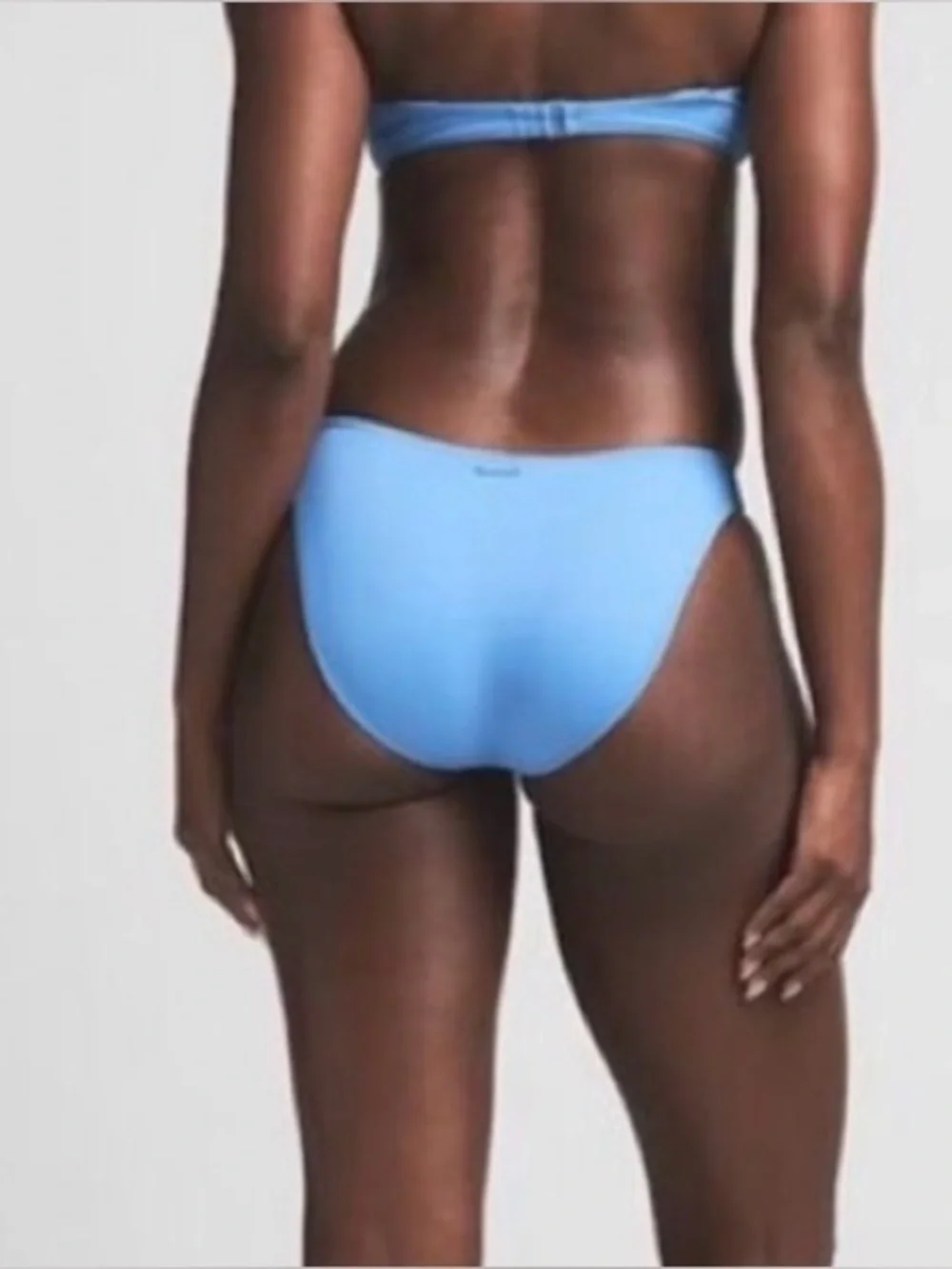 💙 SKIMS Signature Swim Dipped Mid Coverage Bottom | Tide | L | NWT 🏷️